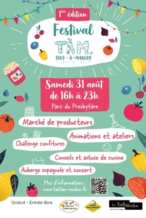 Le Taillan Medoc affiche festival TAM